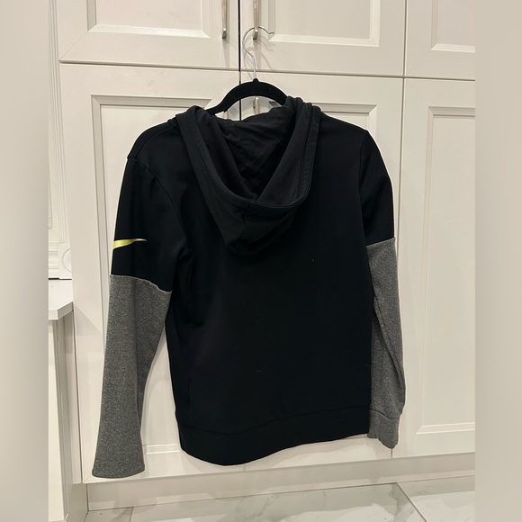 NIKE Lime Green/Black and Grey Hoodie for sale, XS - Picture 4 of 6